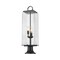 Z-Lite Sana 3 Light Outdoor Pier Mounted Fixture, Black And Seedy 592PHBR-553PM-BK - alternate 5